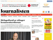 Tablet Screenshot of journalisten.se