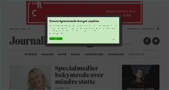 Desktop Screenshot of journalisten.dk